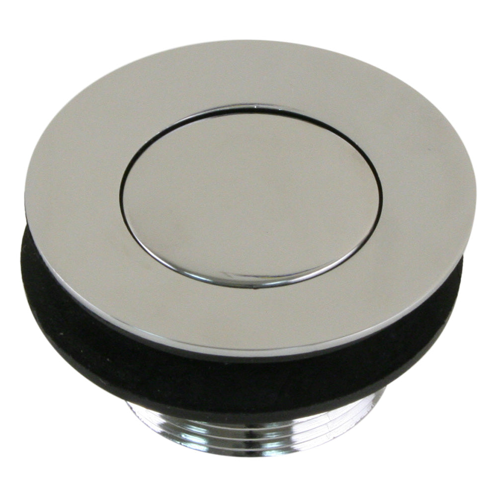 Scandvik Sink Drain wFlip Stopper Chrome Plated Brass 19006P