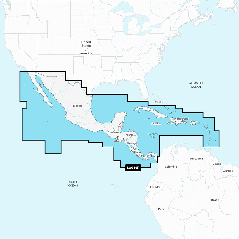 Navionics NASA010R Central America Caribbean Navionics 010C145930