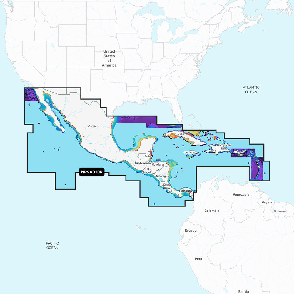 Navionics Platinum NPSA010R Central America Caribbean 010C145940
