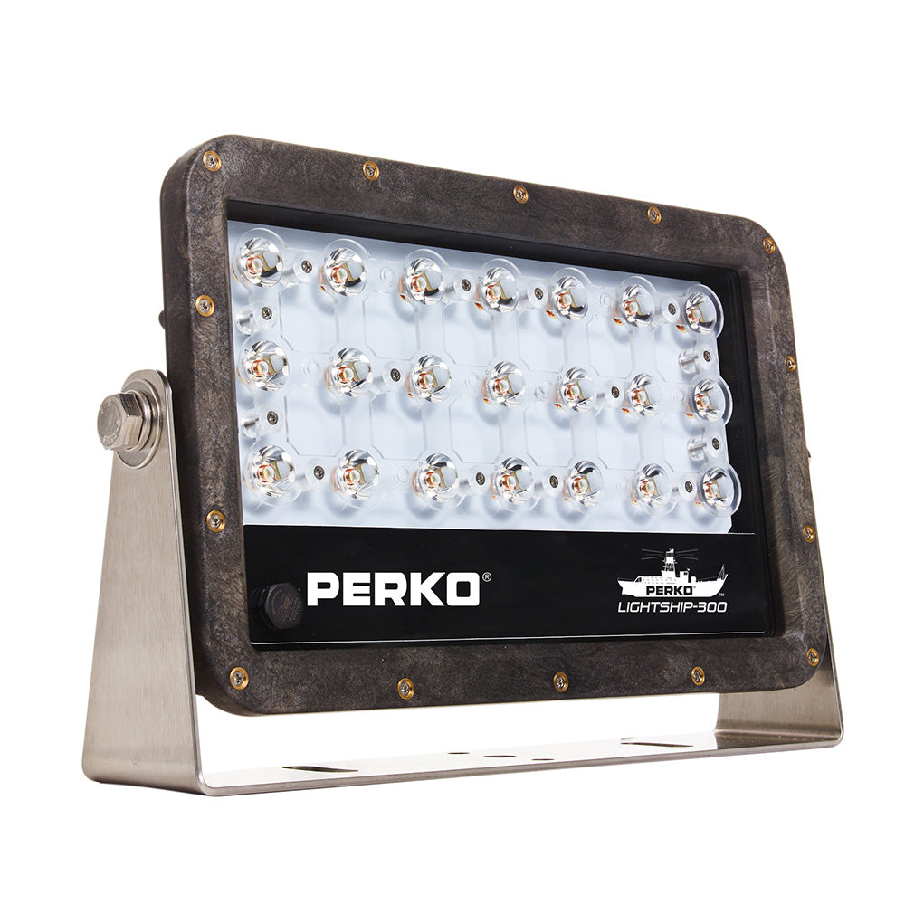 Perko Lightship 100 LED High Performance Floodlight 1224V Black 1643100F0B