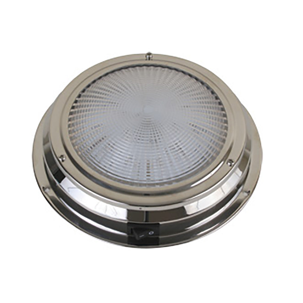 Scandvik LED Dome Light Traditional Stainless Steel 55 12V 41324P