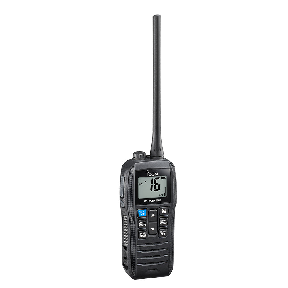 Icom M25 EVO Handheld VHF Radio Black M25 EVO BLACK 61