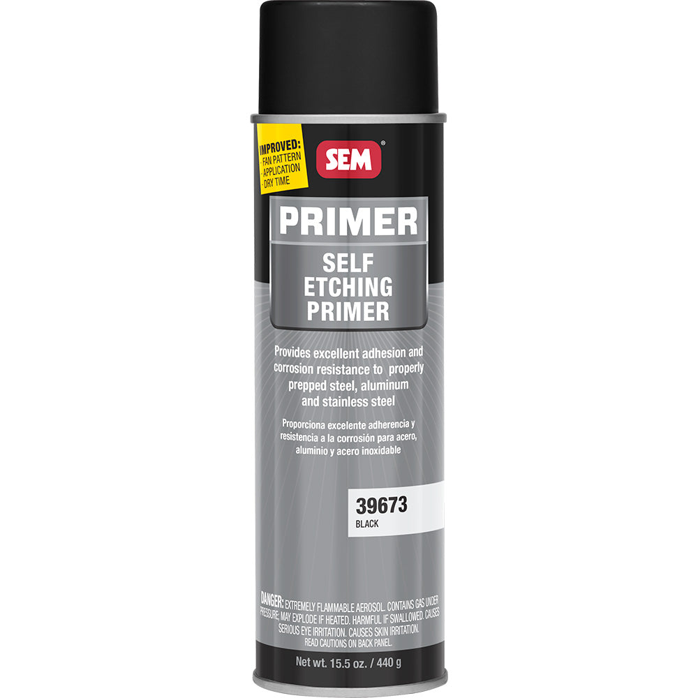SEM Self Etching Primer 20oz Aerosol Can Black 39673