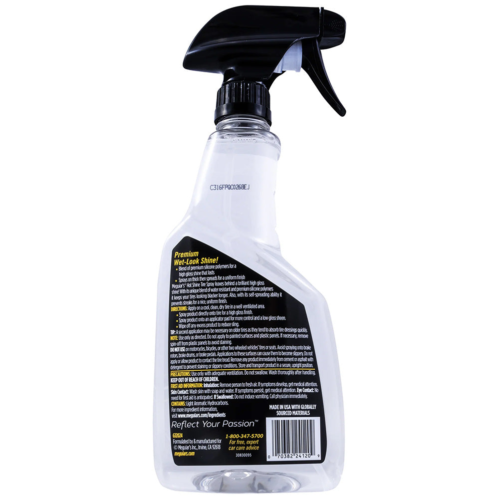 Meguiars Hot Shine Tire Spray 24oz G12024