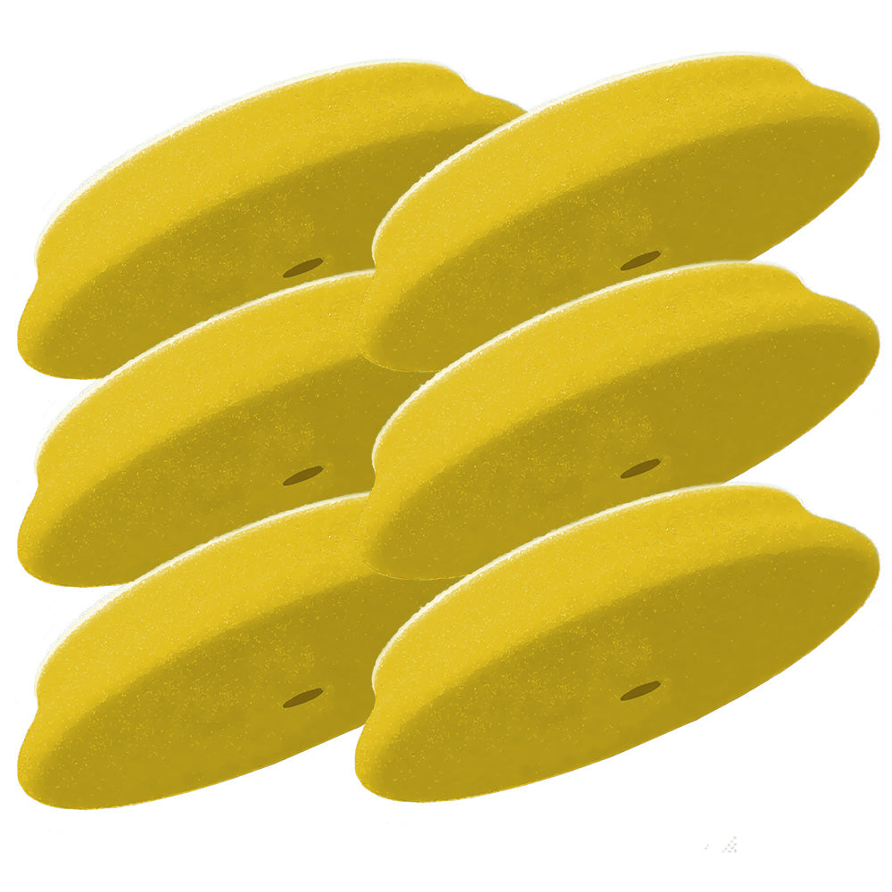 RUPES DA Fine Finishing Foam Pad 40mm Yellow 6Pack 9DA40M6