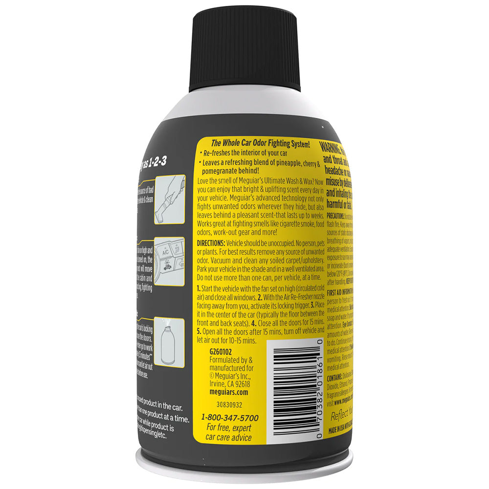 Meguiars Ultimate Whole Car Air ReFresher Aerosol 2oz G260102