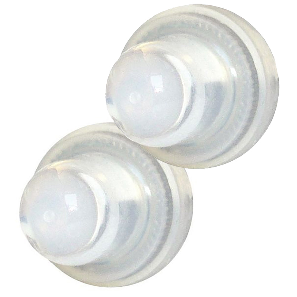Blue Sea 4135 Push Button Reset Only Circuit Breaker Boot Clear 2Pack 4135