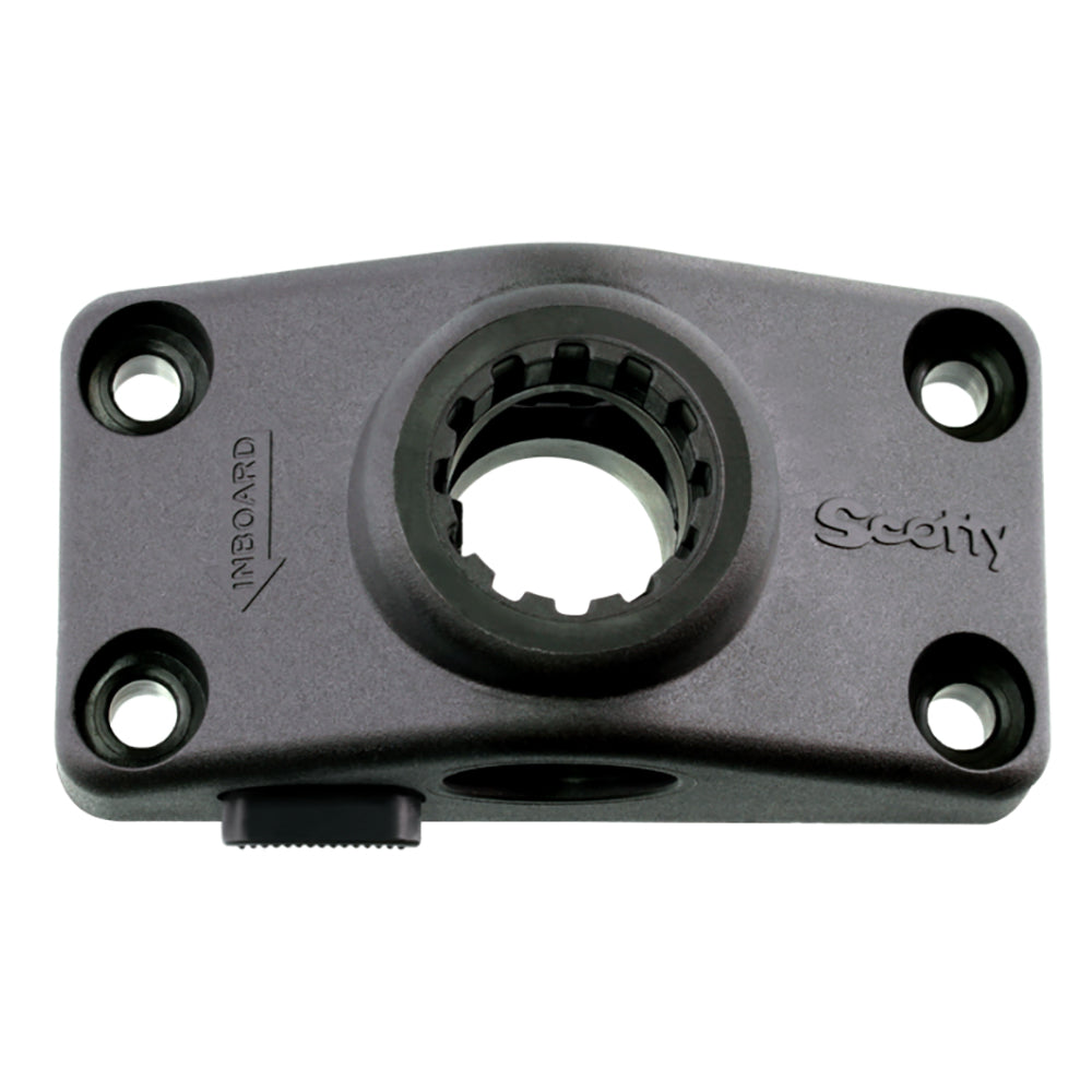 Scotty 241 Locking Combination Side or Deck Mount Black 241LBK