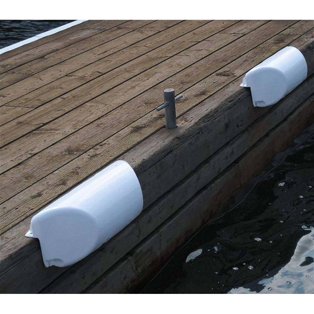 Dock Edge Dolphin Dockside Bumper 7 x 16 Straight White 1060WF
