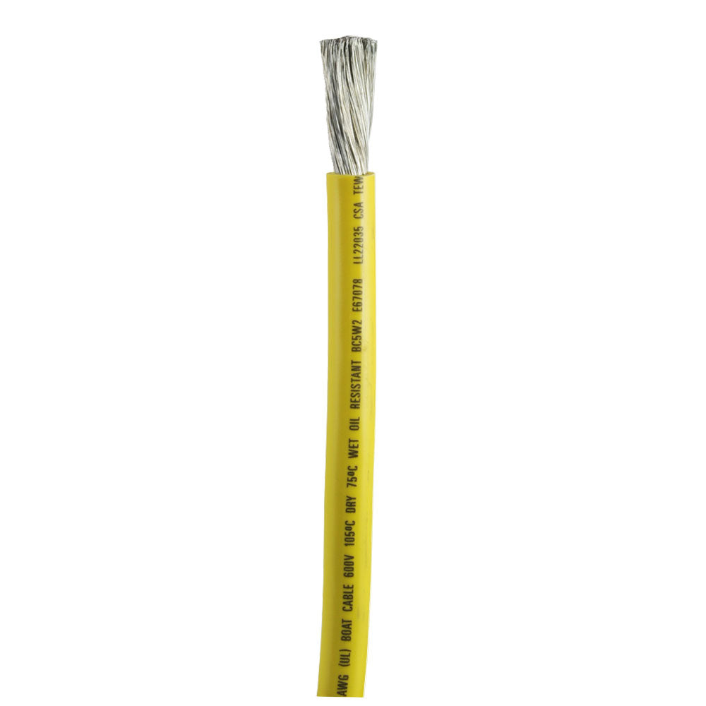 Ancor Yellow 10 AWG Battery Cable Sold By The Foot 1169FT
