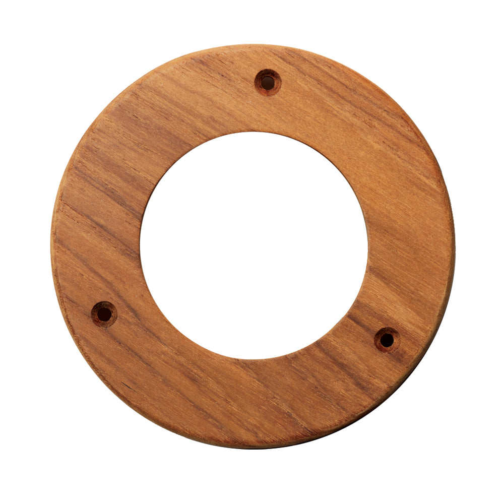 Whitecap Teak Trim Ring 4 Inner Diameter Opening 61974