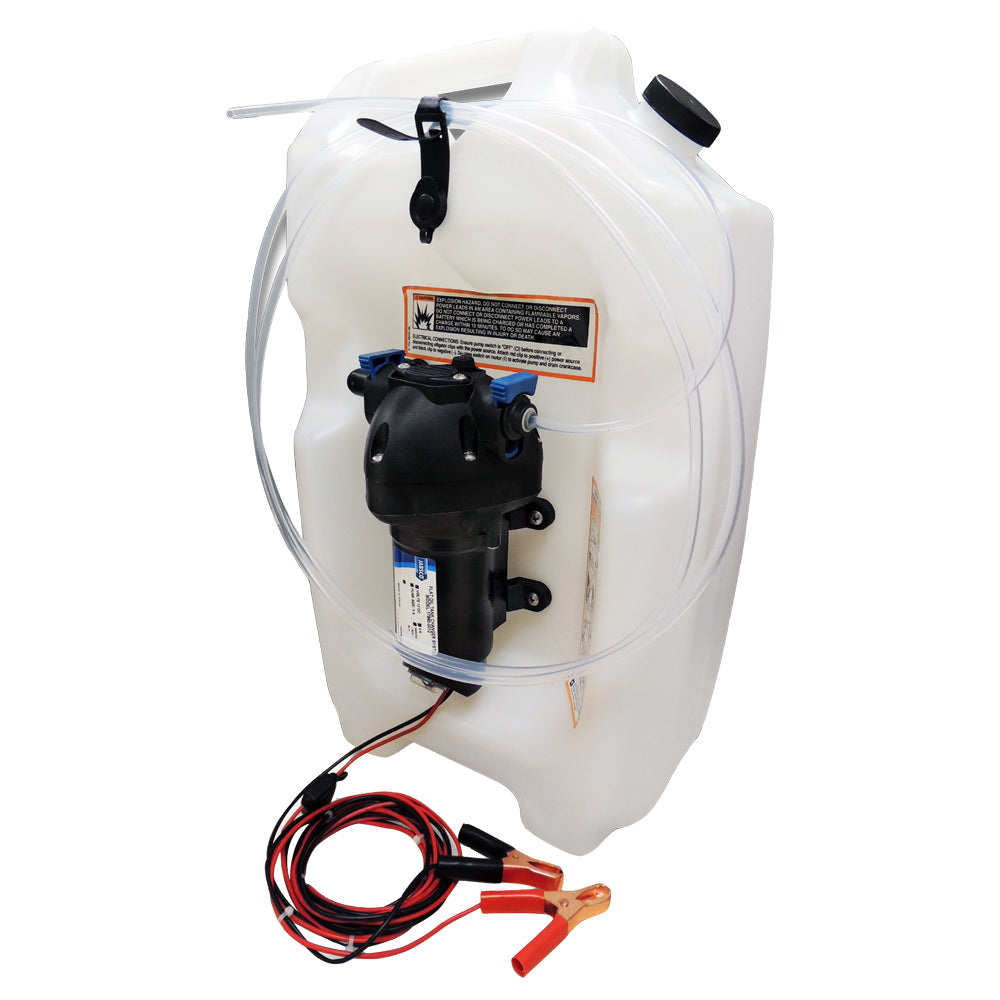 Jabsco Flat Tank Oil Changer System 312 Gallon Tank 12V 178602012
