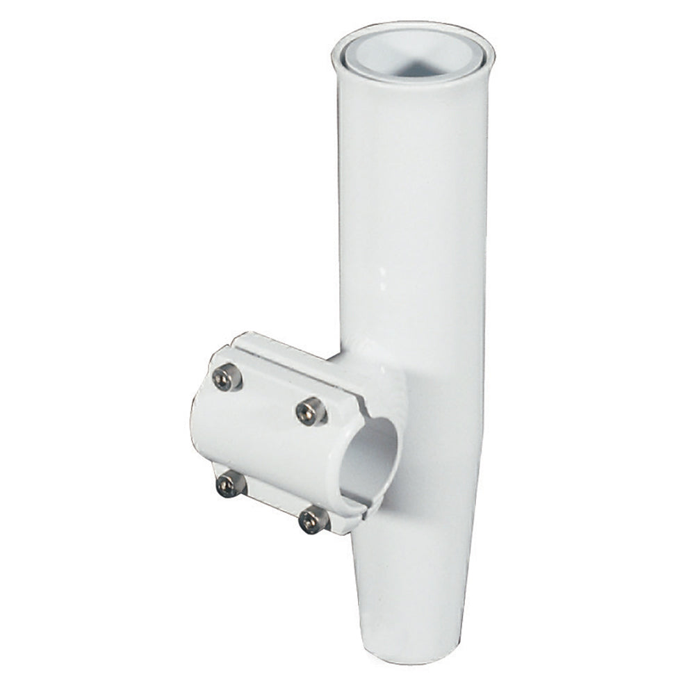 Lees ClampOn Rod Holder White Aluminum Horizontal Mount Fits 1315 OD Pipe RA5202WH