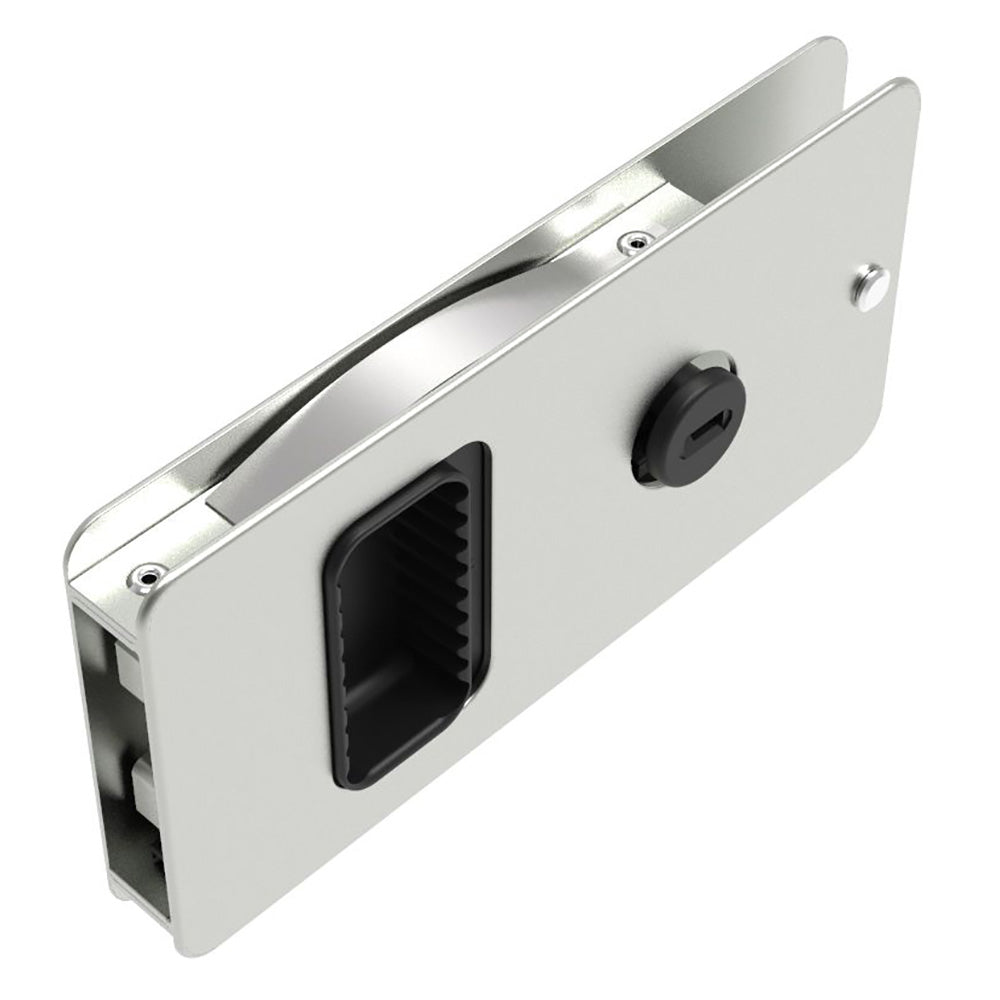 Southco Flush Sliding Door Latch Square Aluminum MF0111060