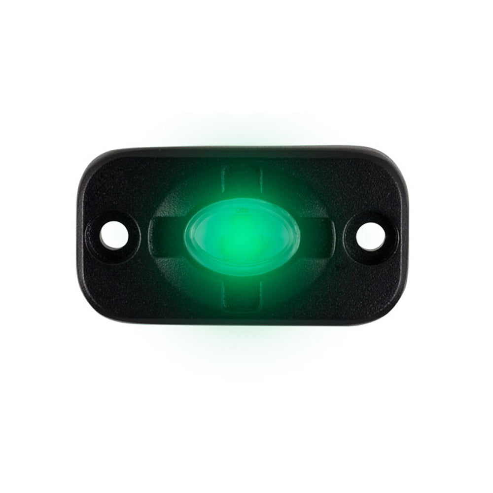 HEISE Auxiliary Accent Lighting Pod 15 x 3 BlackGreen HETL1G