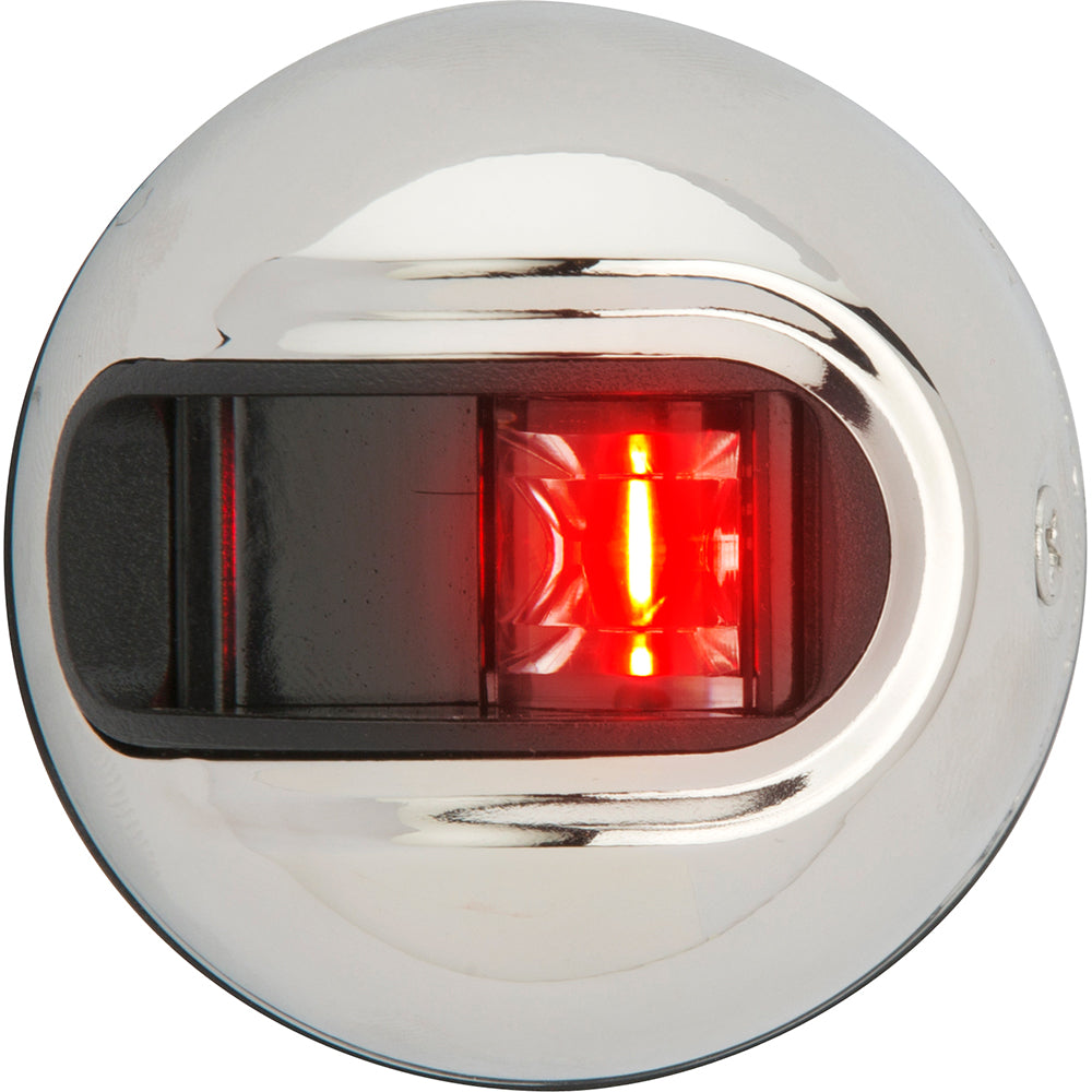 Attwood LightArmor Vertical Surface Mount Navigation Light Port red Stainless Steel 2NM NV3012SSR7