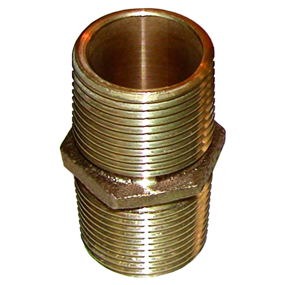 GROCO Bronze Pipe Nipple 112 NPT PN1500