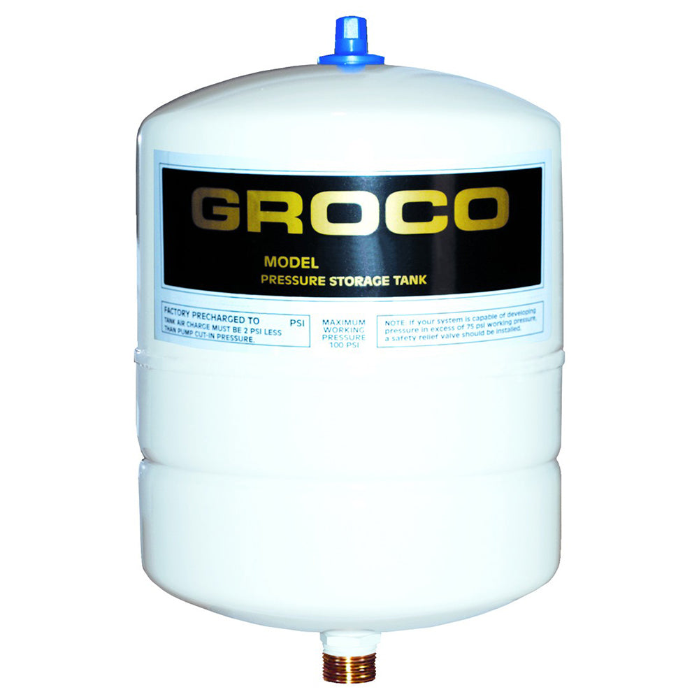 GROCO Pressure Storage Tank 05 Gallon Drawdown PST1