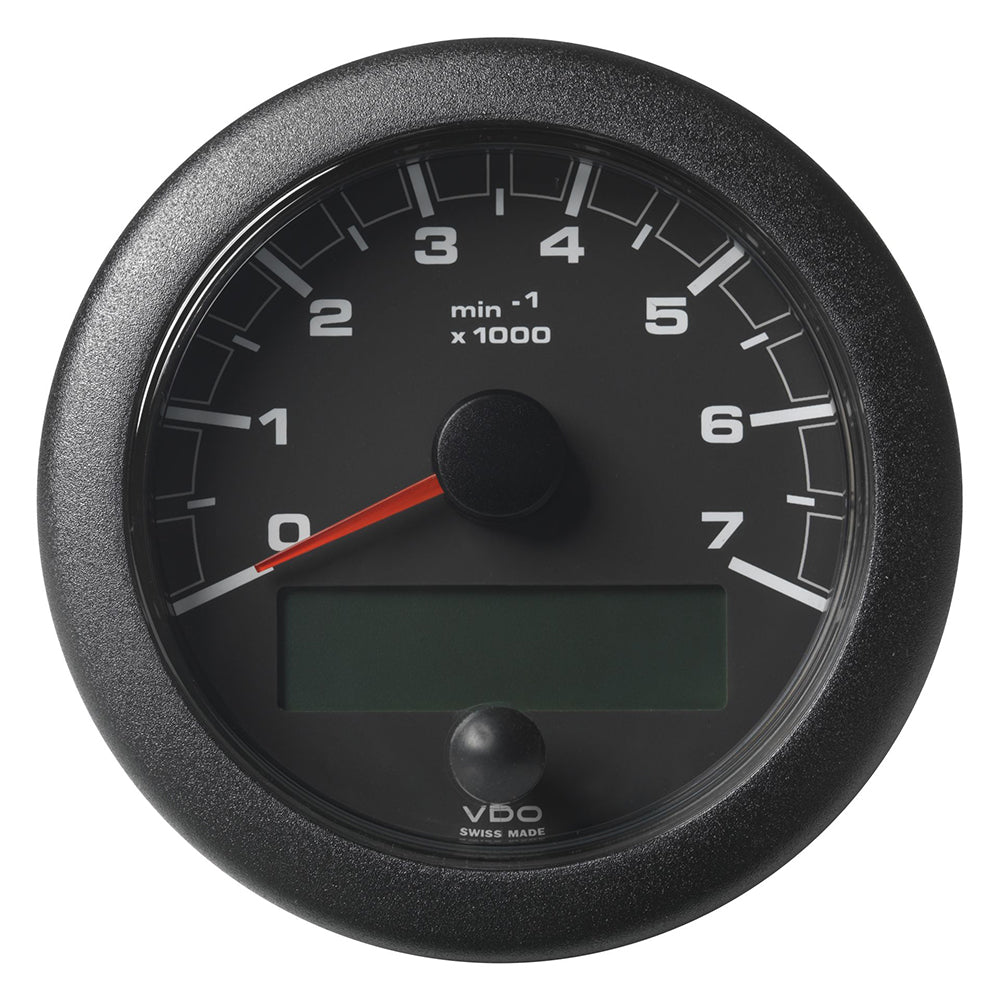 Veratron 338 85MM OceanLink NMEA 2000 Tachometer 7000 RPM Black Dial Bezel A2C1065810001