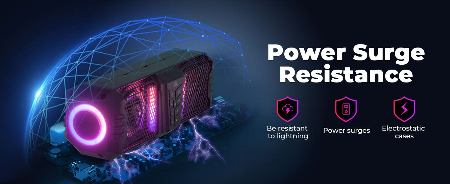 Midnight 40 16' Bluetooth Sound Bar –2025 Compact RGB UTV Speaker for Golf Cart, ATV, Polaris RZR