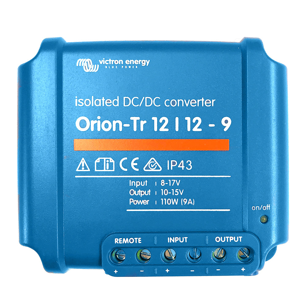 Victron OrionTR DCDC Converter 12 VDC to 12 VDC 9AMP Isolated ORI121210110R