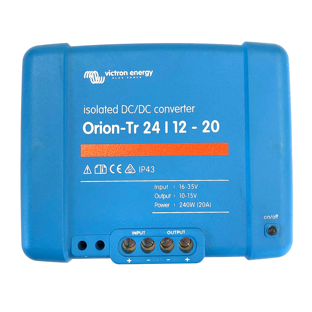 Victron OrionTR DCDC Converter 24 VDC to 12 VDC 20AMP Isolated ORI241224110