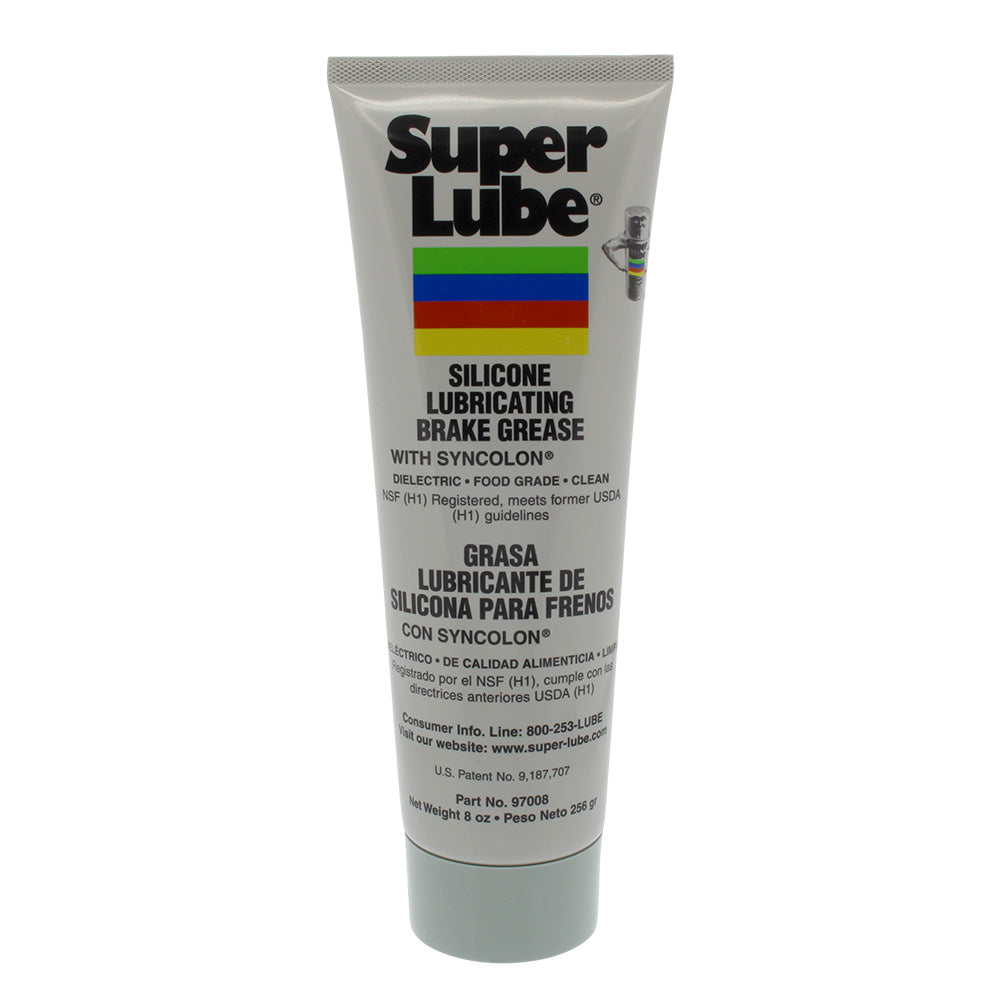 Super Lube Silicone Lubricating Brake Grease wSyncolon 8oz Tube 97008