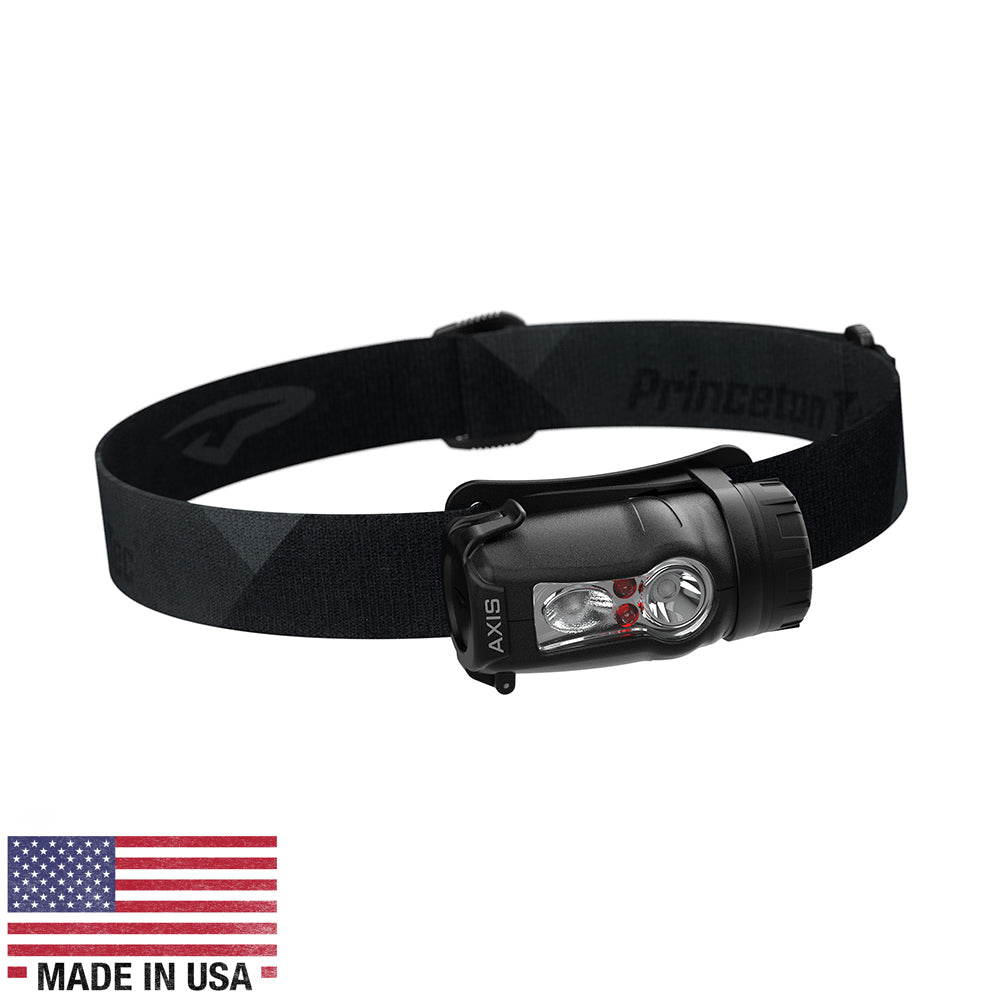 Princeton Tec Axis Rechargeable LED HeadLamp BlackGrey AXRC21BKDK