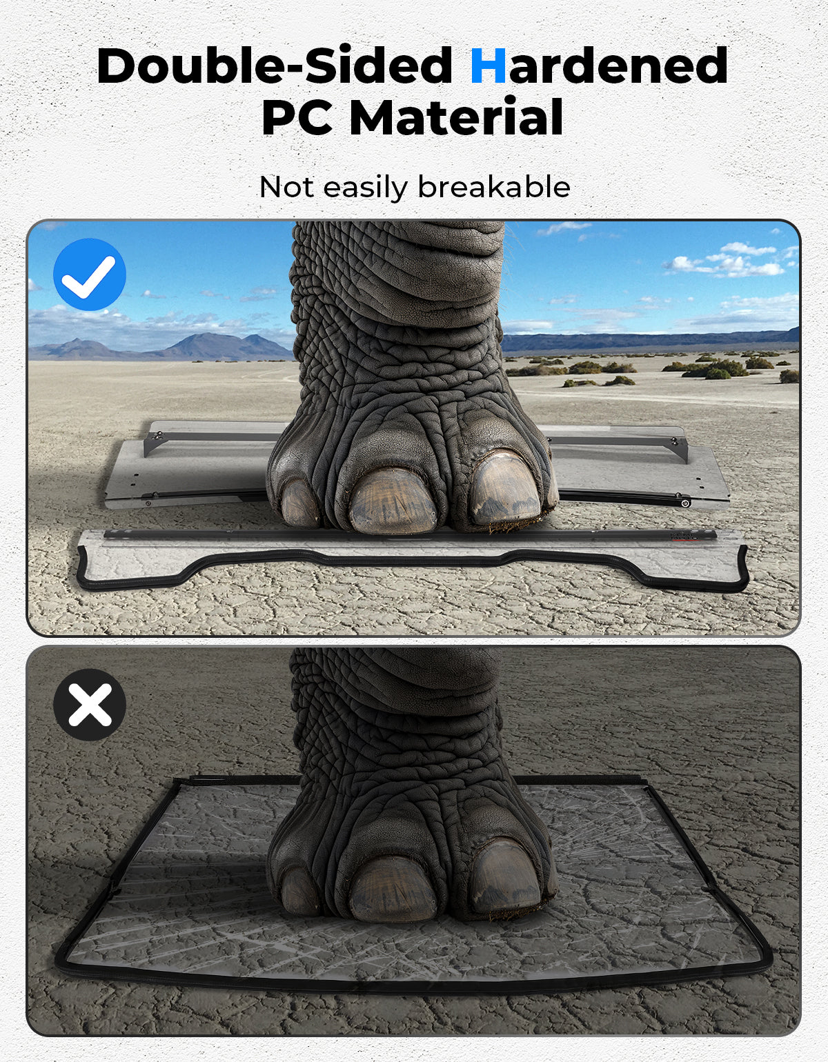 UTV Flip Up Windshield for Pioneer 700/700-4 2014-2025 - Kemimoto