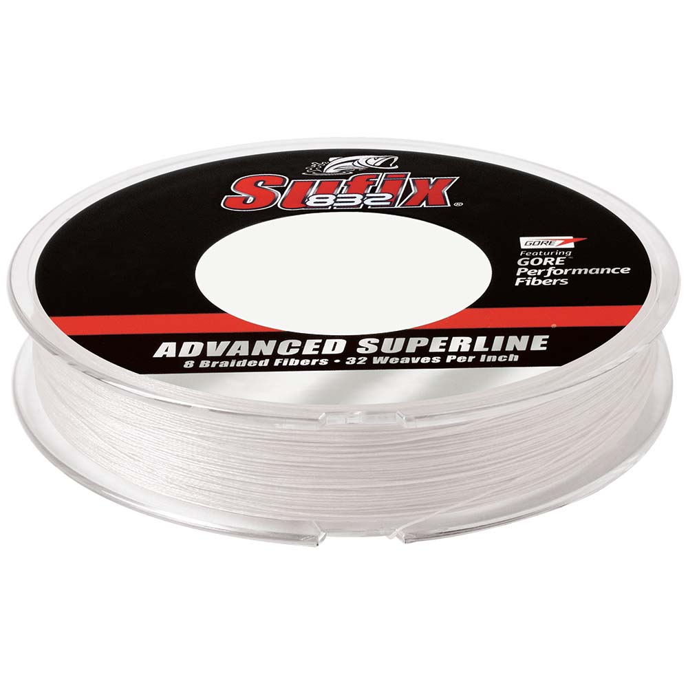 Sufix 832 Advanced Superline Braid 10lb Ghost 150 yds 660010GH