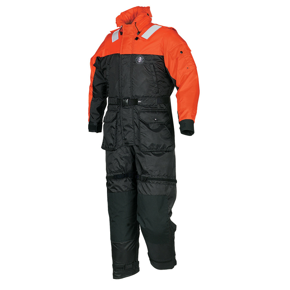 Mustang Deluxe AntiExposure Coverall Work Suit OrangeBlack Medium MS217533M206