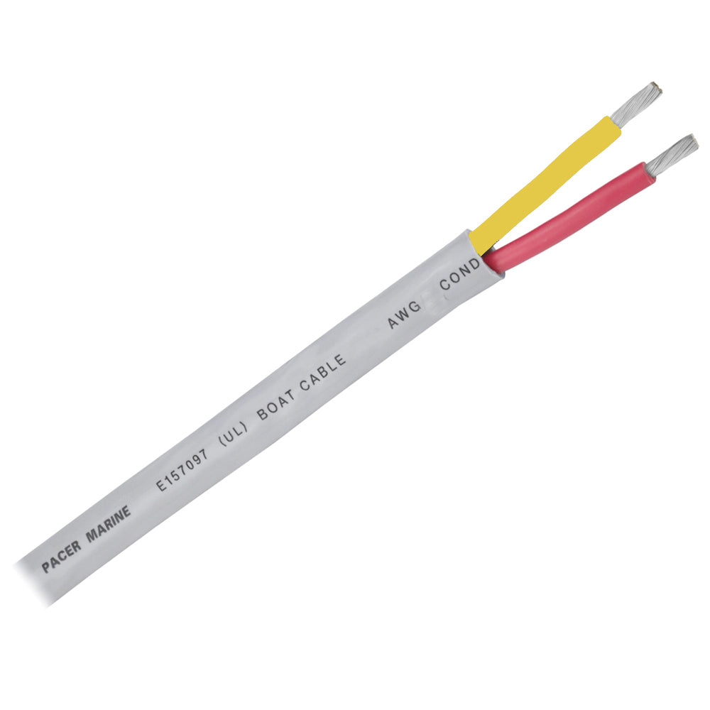Pacer 142 AWG Round Safety Duplex Cable RedYellow 250 WR142RYW250