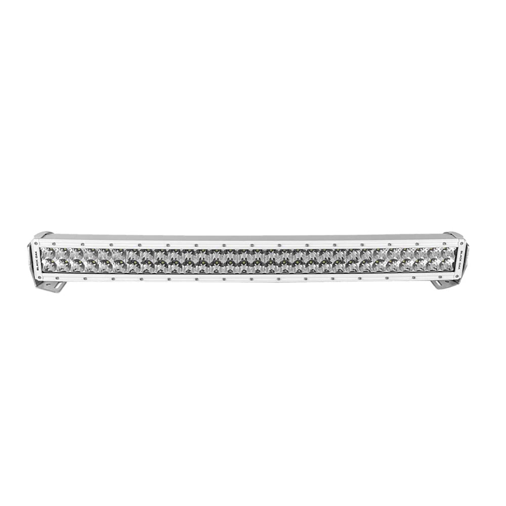 Black Oak Pro Series 30 Curved Double Row 30 LED Light Bar Combo Optics White Housing 30CCMD5OS