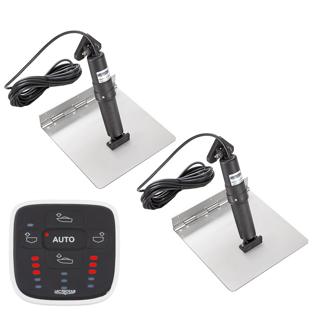 Lectrotab XKA Stainless Steel Trim Tab Kit wALC1 Control 12 x 18 XKASAL12X18