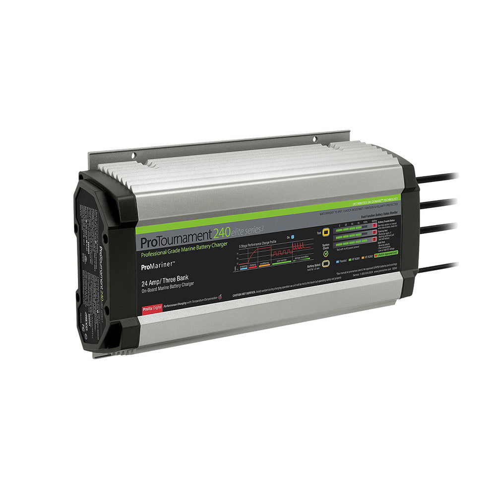 ProMariner ProTournament 240 Elite Series3 3Bank OnBoard Marine Battery Charger 53243