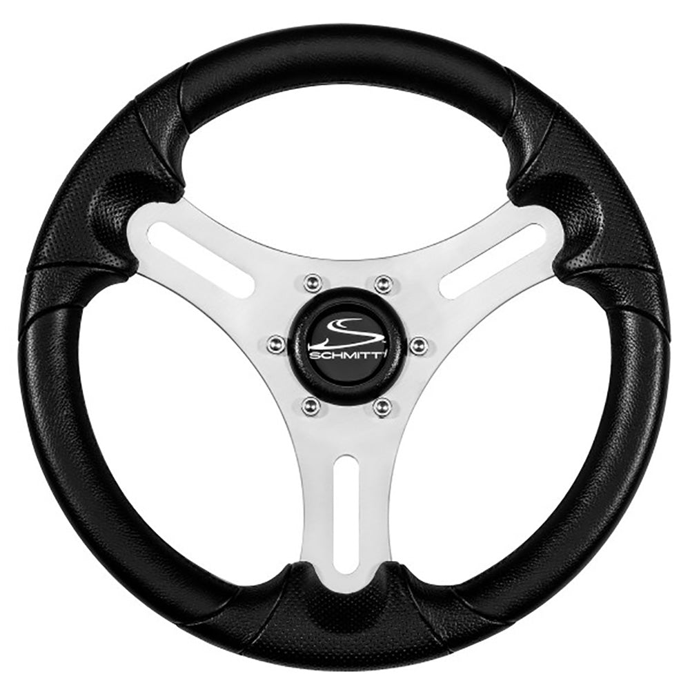 Schmitt Marine Torcello Lite 13 Wheel Black Polyurethane Wheel wSilver Spokes Black Cap 34 Tapered Shaft PU06310401R