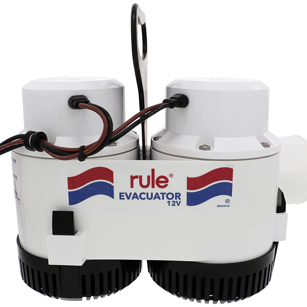 Rule 7700D GPH Evacuator High Volume Utility Pump 12V 7700D