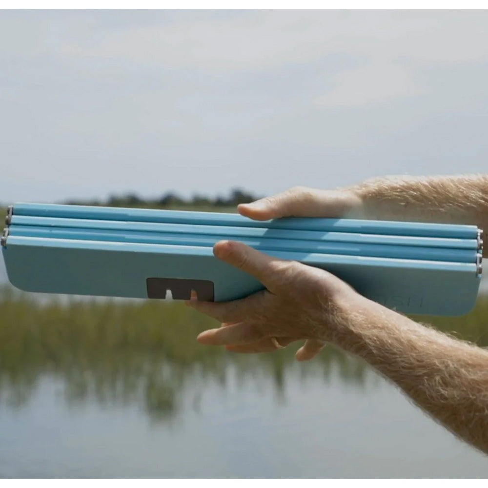 Toadfish XL Stowaway Folding Cutting Board wBuiltIn Knife Sharpener Teal 1086