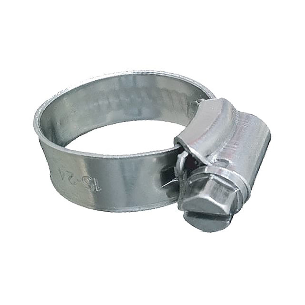 Trident Marine 316 SS NonPerforated Worm Gear Hose Clamp 38 Band 7162132 Clamping Range 10Pack SAE Size 4 7050561