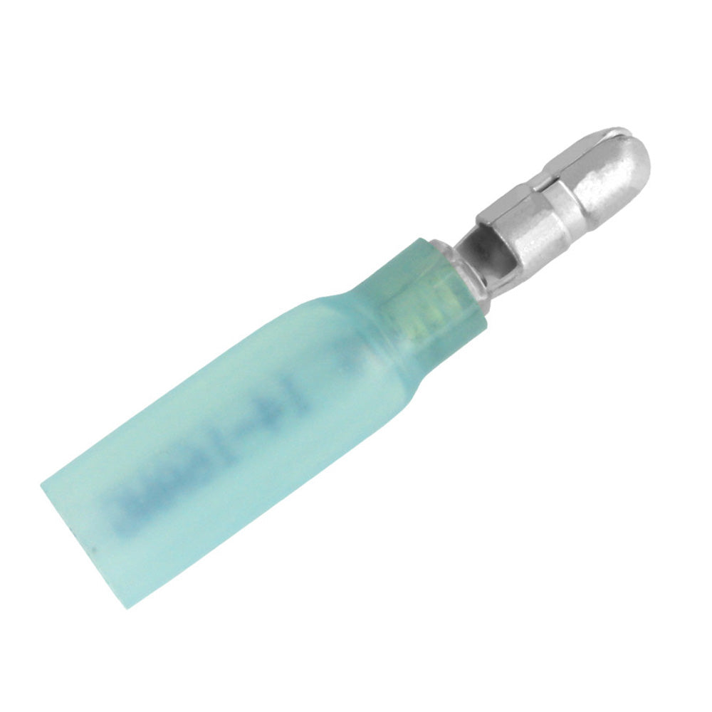 Pacer 1614 AWG Heat Shrink Male Bullet Terminal 100 Pack TBPE14156100