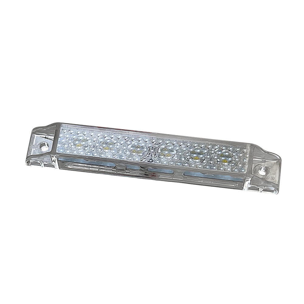 Scandvik 4 LED Light Strip  White wGasket  12V 41640P