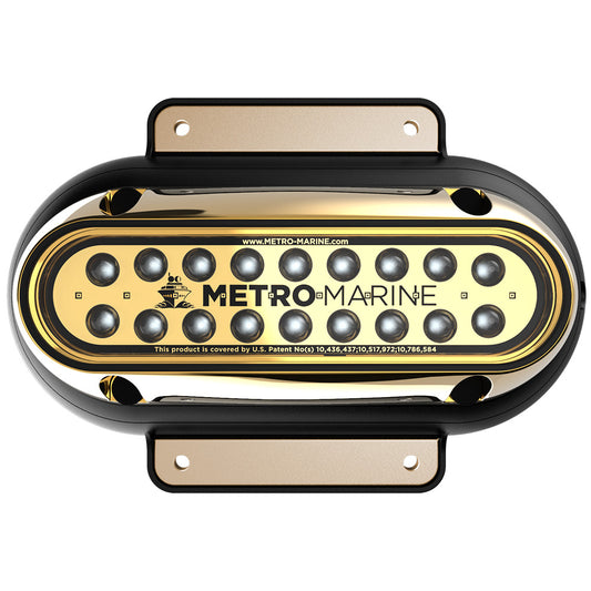 Metro Marine HighOutput Elongated Surface Mount Light wIntelligent Monochromatic LEDs  Blue 90 Beam FSME1HB390
