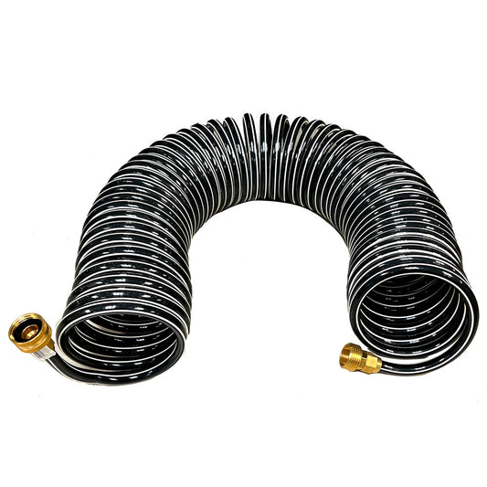 Trident Marine Coiled Wash Down Hose wBrass Fittings  50 16750