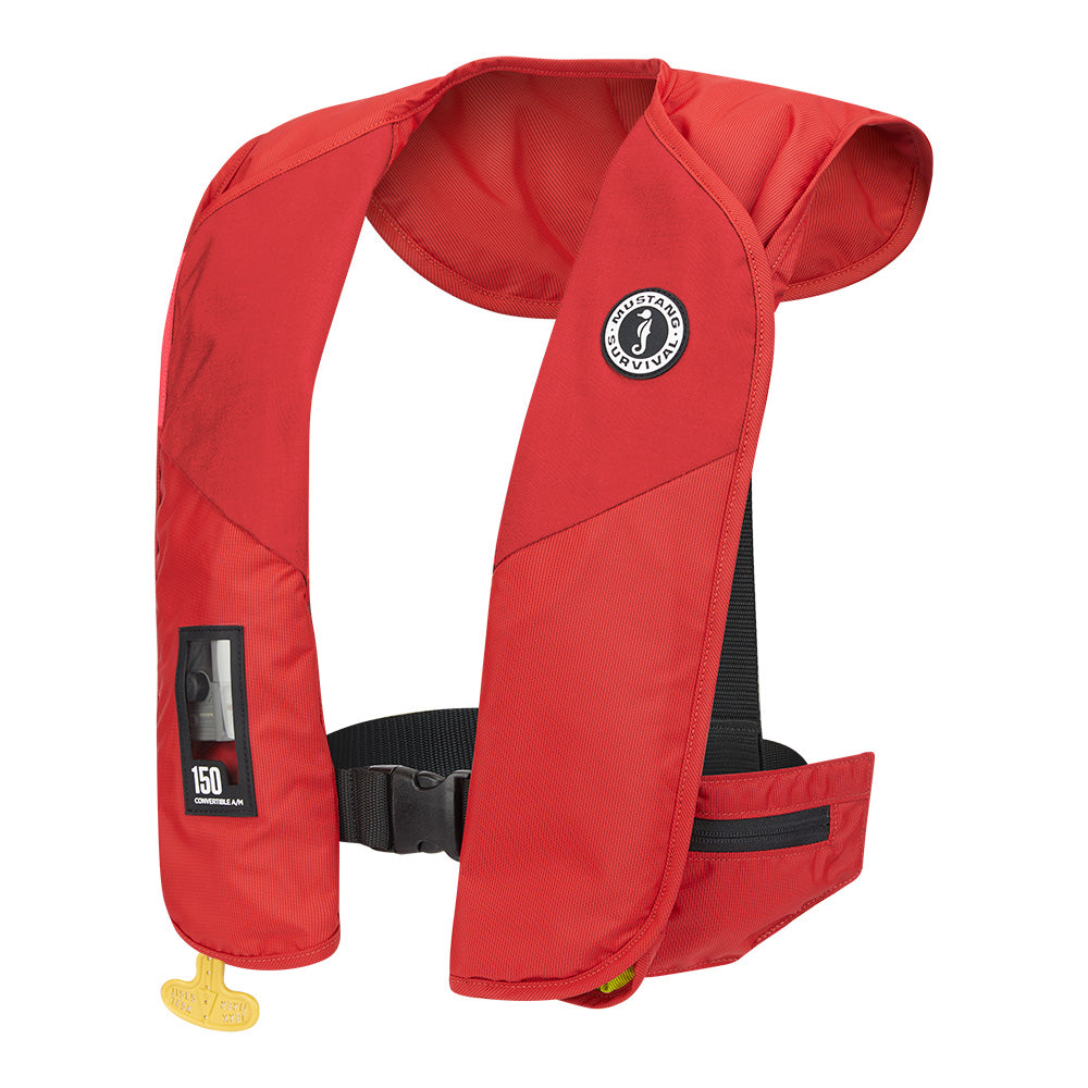 Mustang MIT 150 Convertible Inflatable PFD  Red MD202040202