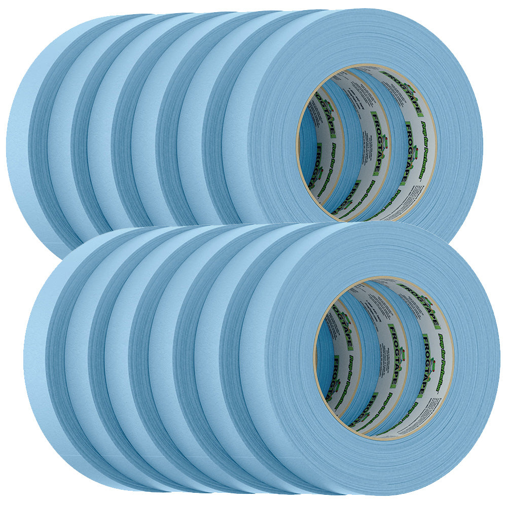 FrogTape CP 250 MediumHigh Adhesion Masking Tape  24MM x 55M x 12Pack  Light Blue  Rated f250F 105327