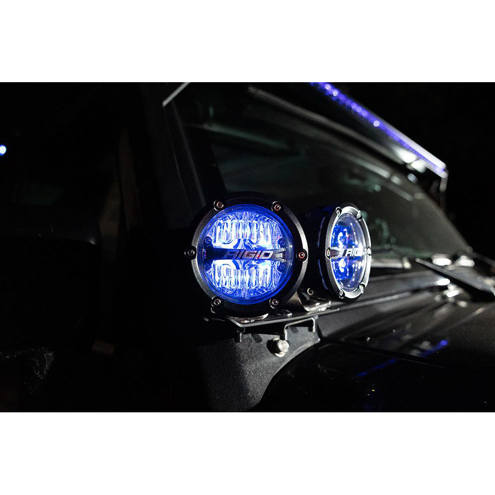 RIGID Industries 360Series RGBW 4 Offroad Lamp Drive Beam wRGBW Backlight Pods  Set of 2 36401
