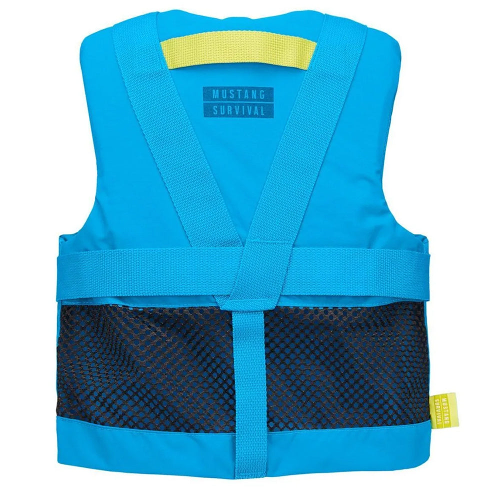 Mustang Youth REV Foam Life Vest  Azure Blue MV3570022680