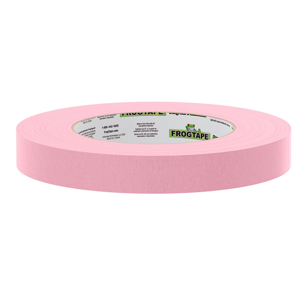 FrogTape CP 325 MediumHigh Adhesion Masking Tape  18MM x 55M x 12Pack  Pink  Rated f325F 106025