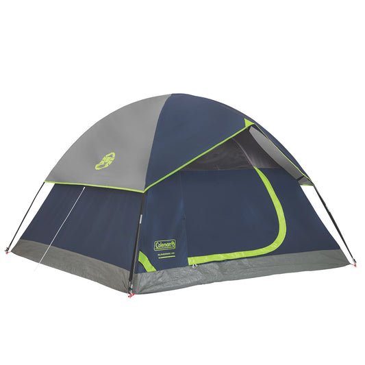 Coleman Sundome 4Person Camping Tent  Navy 2207036