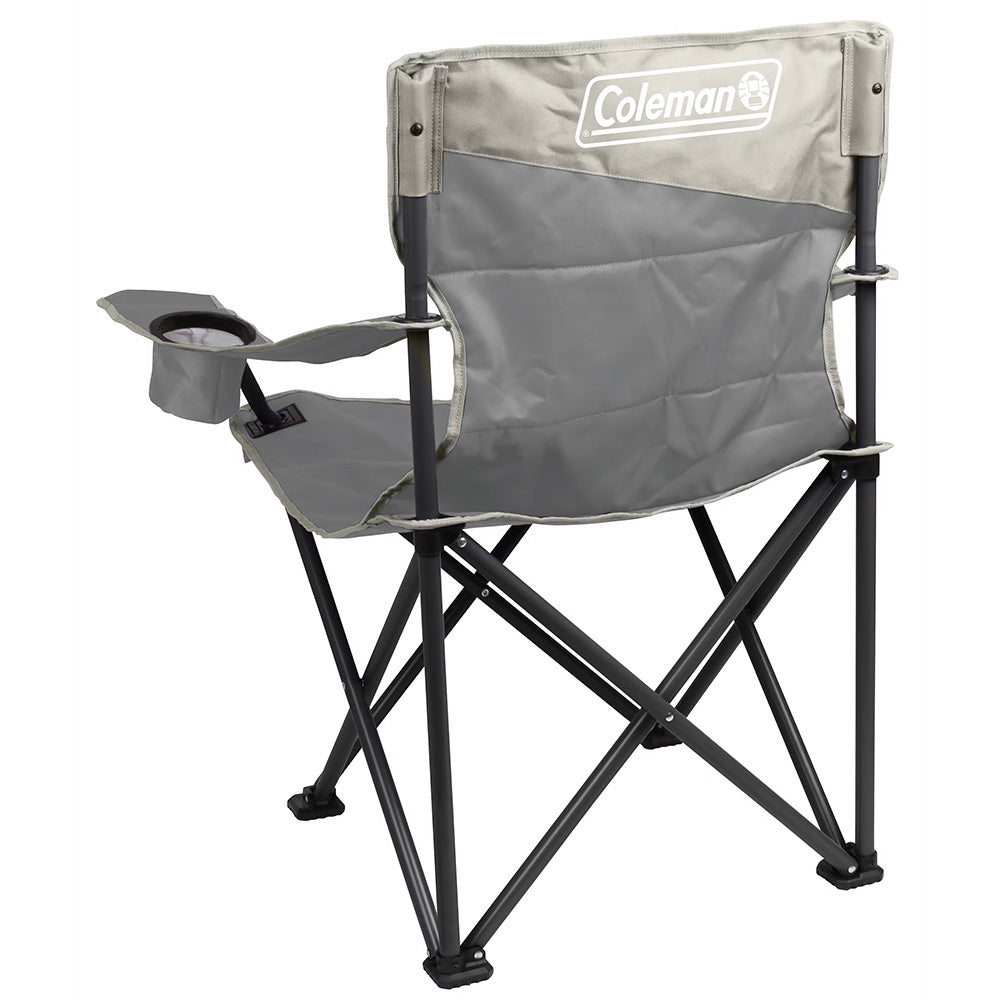 Coleman Big  Tall Quad Camping Chair  Grey 2178363